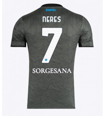 SSC Napoli David Neres #7 Tredje Tröja 2024-25 Kortärmad